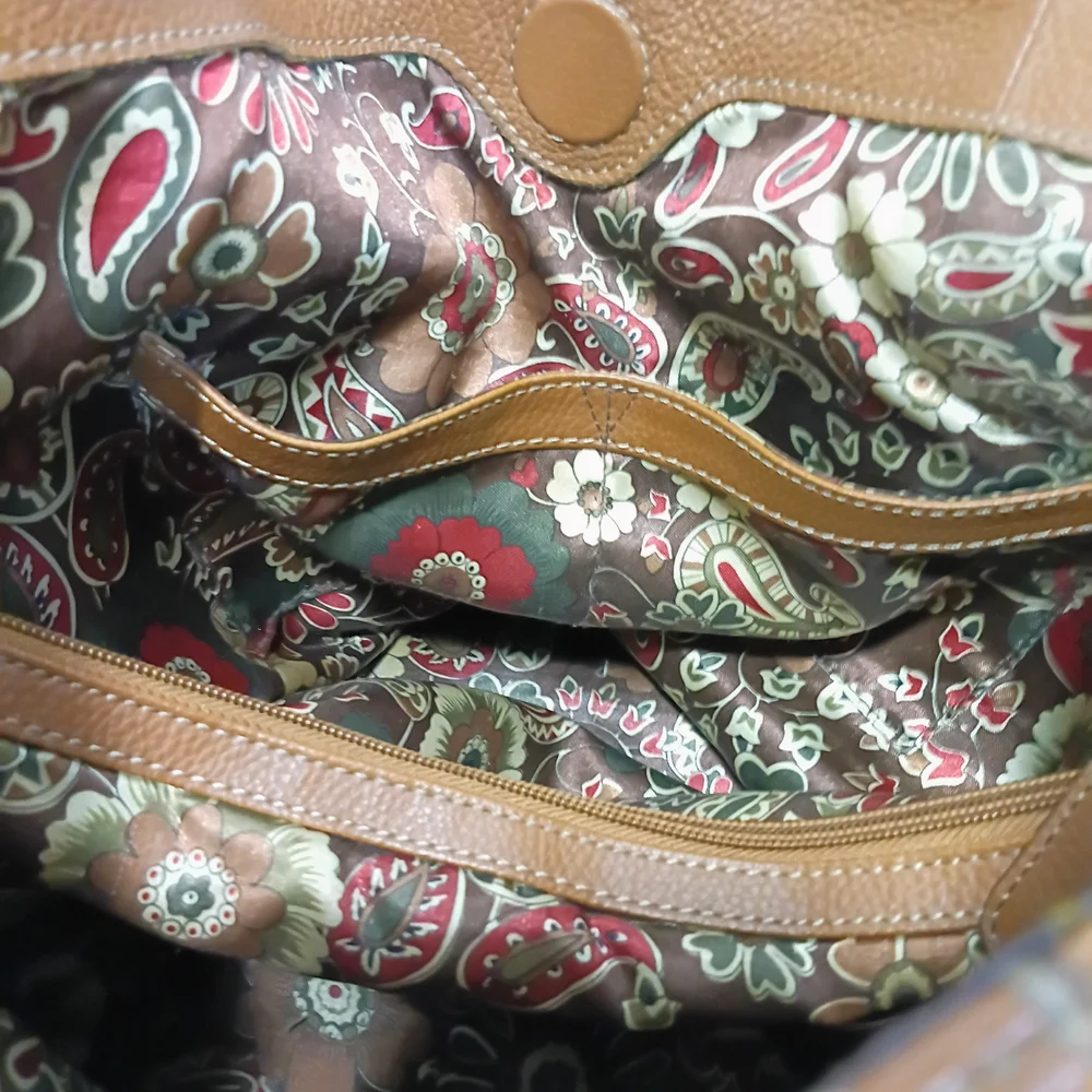 Tiganello Leather Hobo Bag With Beaded Ebellished Strap